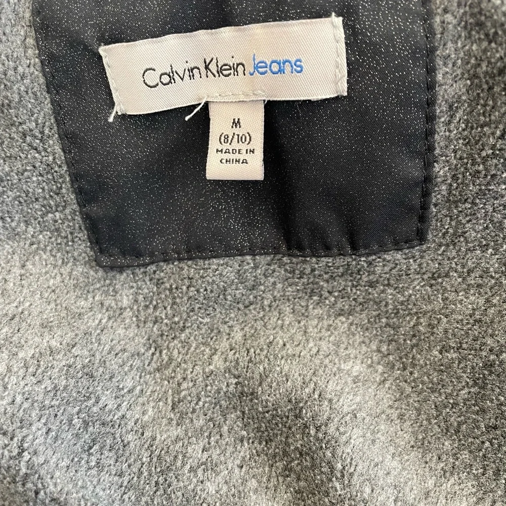 🍄Calvin Klein Everest puffer Jacket faux fur , M 8/10